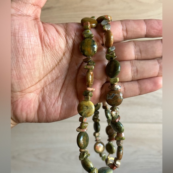 Rhyolite Jasper Necklace, 26” - Picture 5 of 7